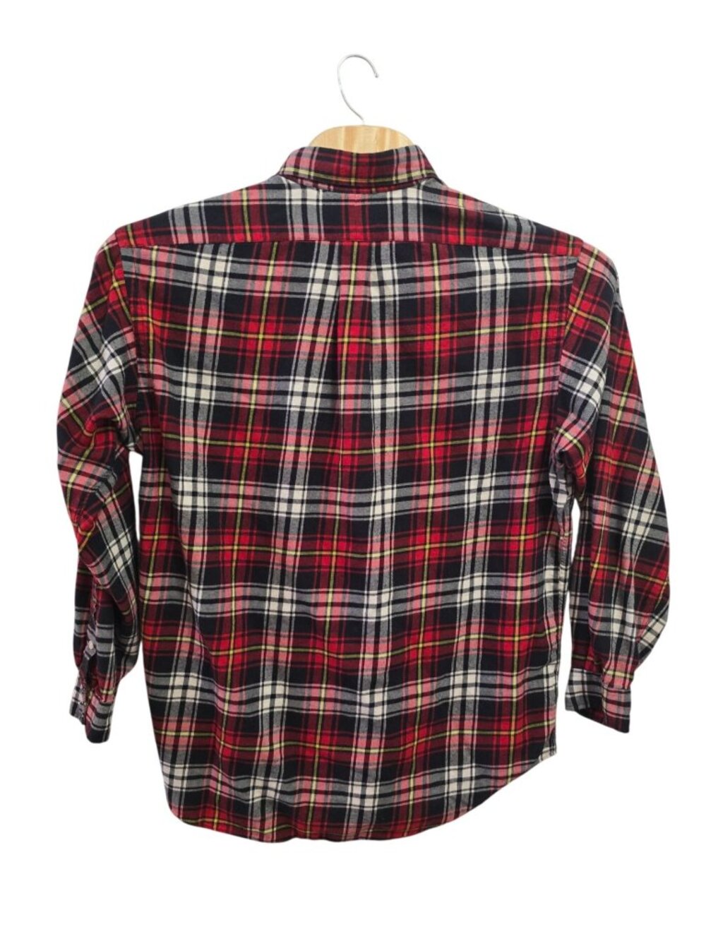 Ralph Lauren Blaire Red & Black Plaid Button-Down Shirt Long Sleeve Men’s Large - Picture 4 of 6